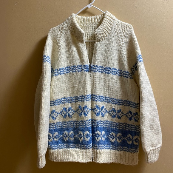 Jackets & Blazers - Scandinavian wool Nordic sweater | size L-XL